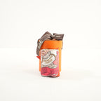 Hermes Splash Park Silk Twilly Scarf in a Red and Pink Multicoloway (Box)