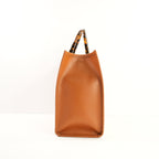 Fendi Brown Leather Sunshine Medium Tote-Tortioseshell Handles (Dust Bag)