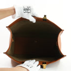 Fendi Brown Leather Sunshine Medium Tote-Tortioseshell Handles (Dust Bag)
