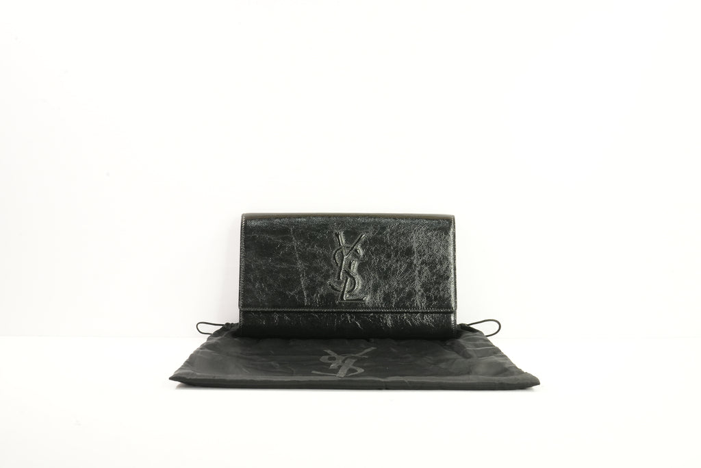 Yves Saint Laurent Patent Leather Clutch (dust bag)