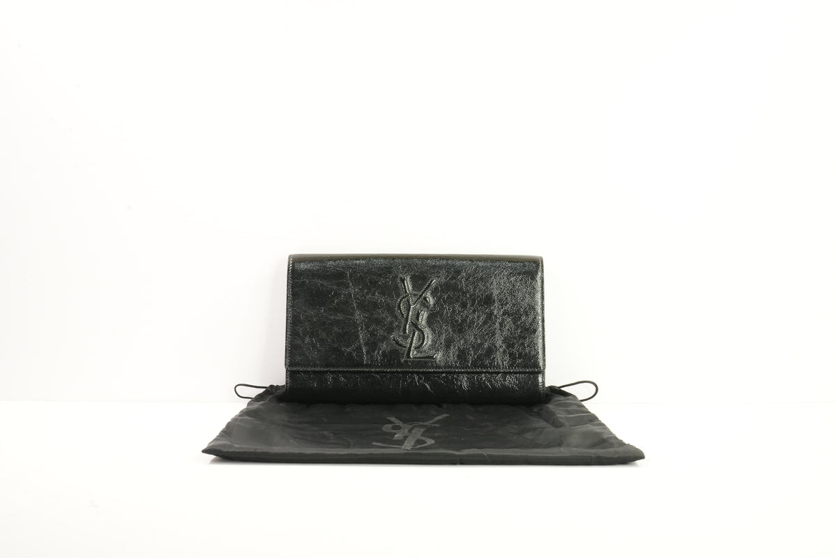 Yves Saint Laurent Patent Leather Clutch (dust bag)