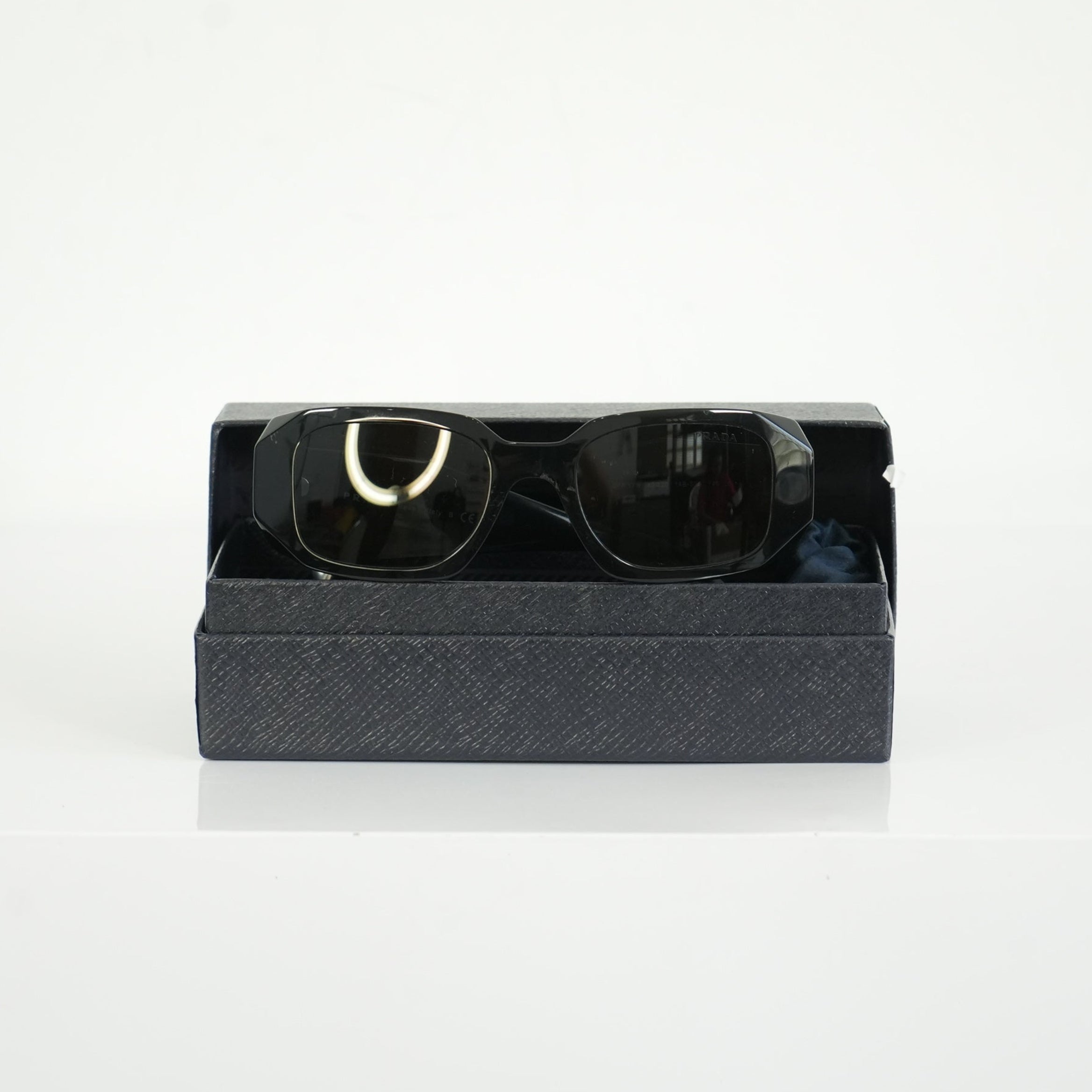 Prada SPR 17WS Symbole Sunglasses FULL SET