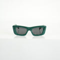 Prada SPR 13Z Green Marble Acetate Finish Sunglasses FULL SET