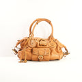 Chloe Paddington Medium Leather Handbag Rare Brown Whiskey Padlock & Key (Dust Bag)