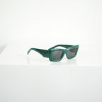 Prada SPR 13Z Green Marble Acetate Finish Sunglasses FULL SET