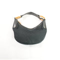 Gucci Women's One Shoulder Hobo Canvas Leather Black