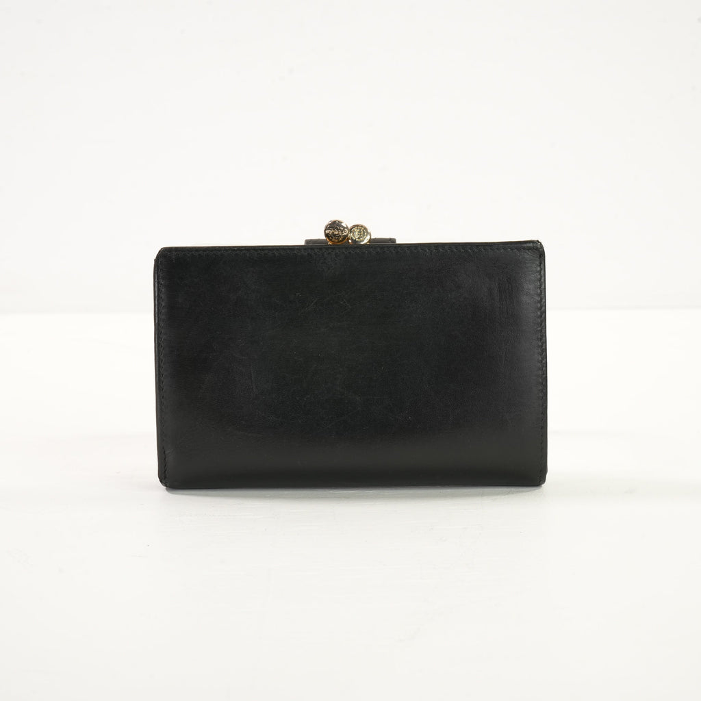 Fendi Black Leather Bi-Fold Wallet