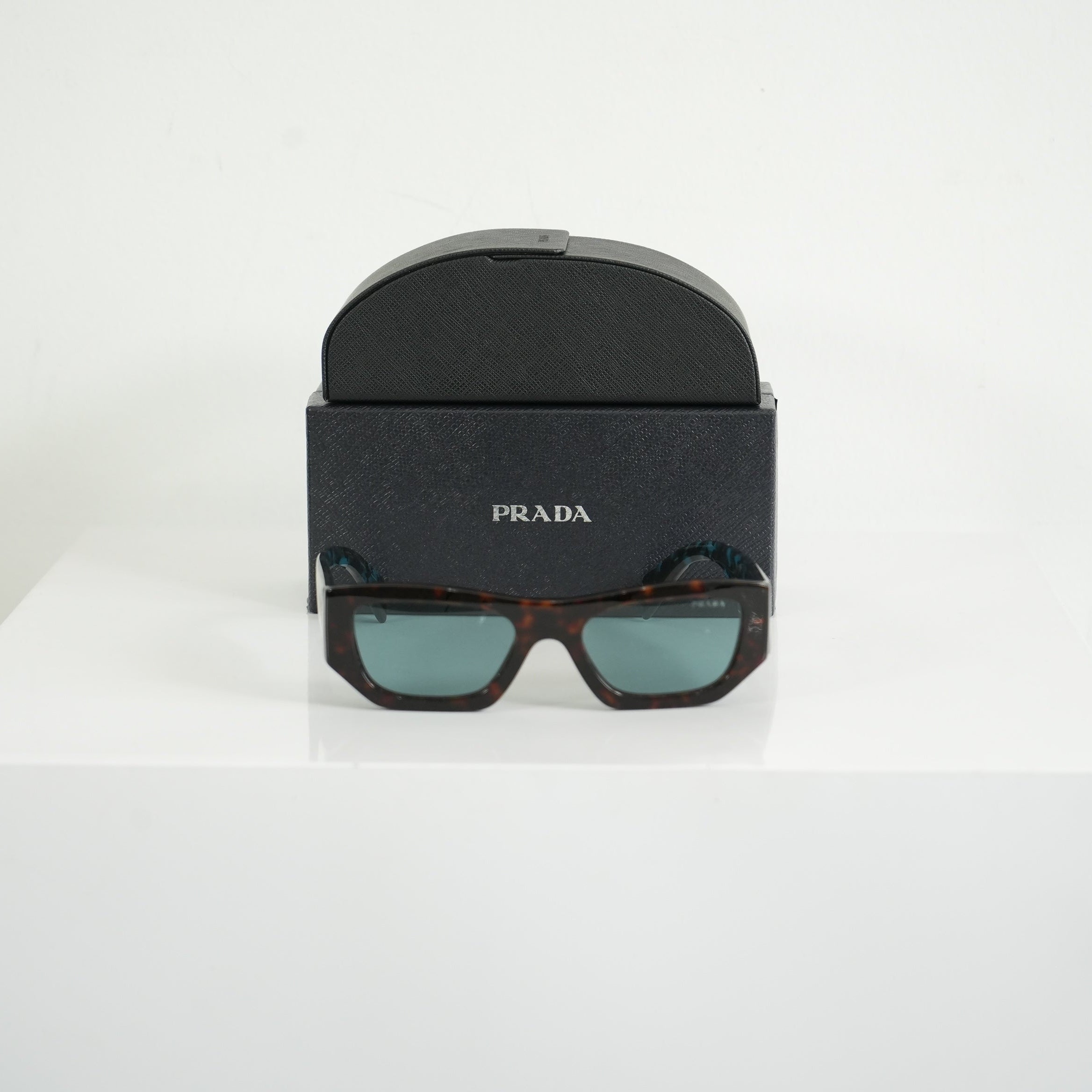 Prada SPR A01 Tortoishell Frame Sunglasses FULL SET