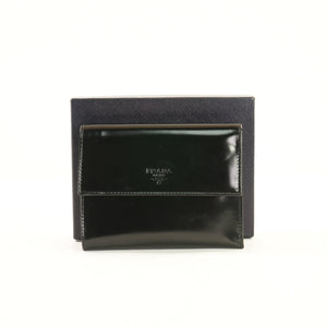 Prada Black Trifold Wallet (Box)
