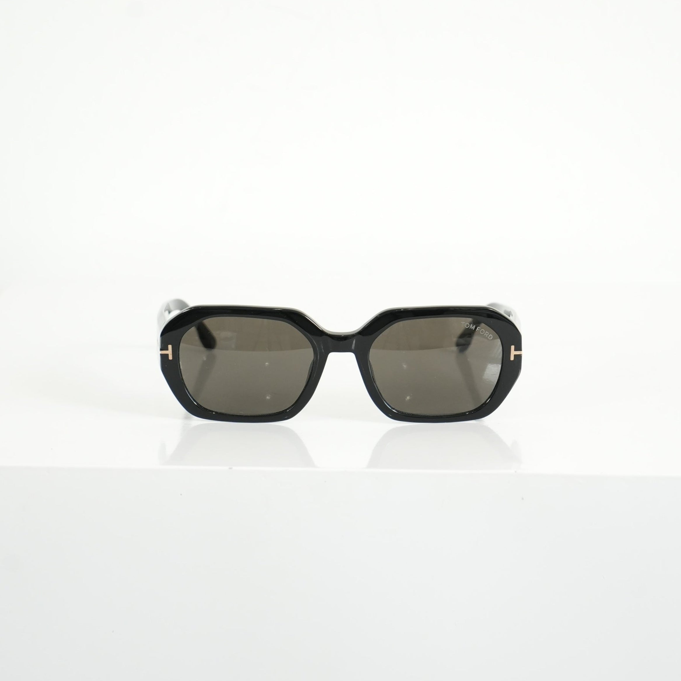 Tom Ford Veronique-02 TF917 01A Shiny Black Sunglasses