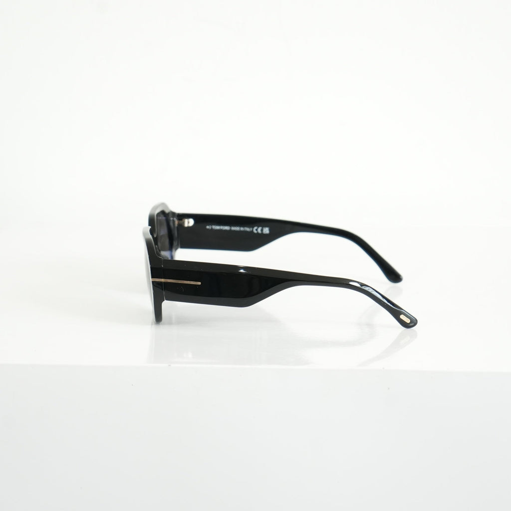 Tom Ford Veronique-02 TF917 01A Shiny Black Sunglasses