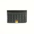 Chanel Black Lambskin Chocolate Bar (Choco Bar) Long Wallet (Box)