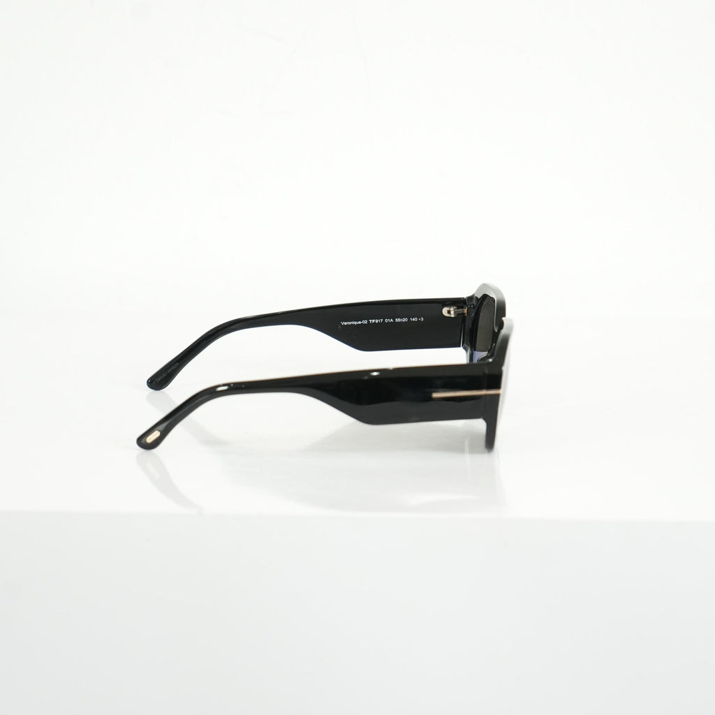 Tom Ford Veronique-02 TF917 01A Shiny Black Sunglasses