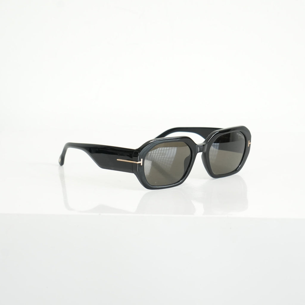 Tom Ford Veronique-02 TF917 01A Shiny Black Sunglasses
