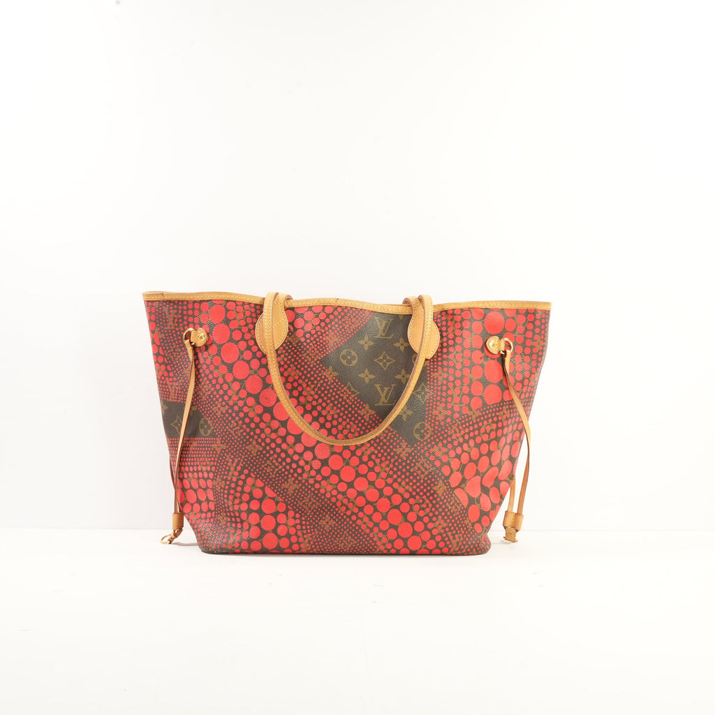 Louis Vuitton Red Yayoi Kusama Monogram Neverfull