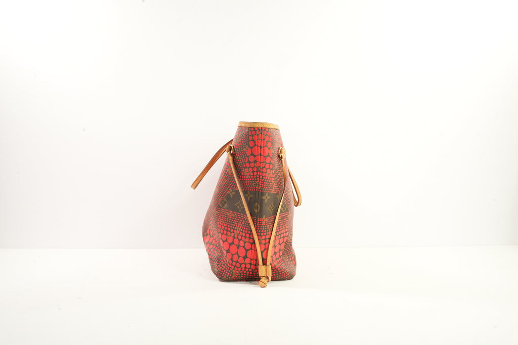 Louis Vuitton Red Yayoi Kusama Monogram Neverfull
