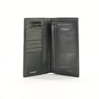 Chanel Black Lambskin Chocolate Bar (Choco Bar) Long Wallet (Box)
