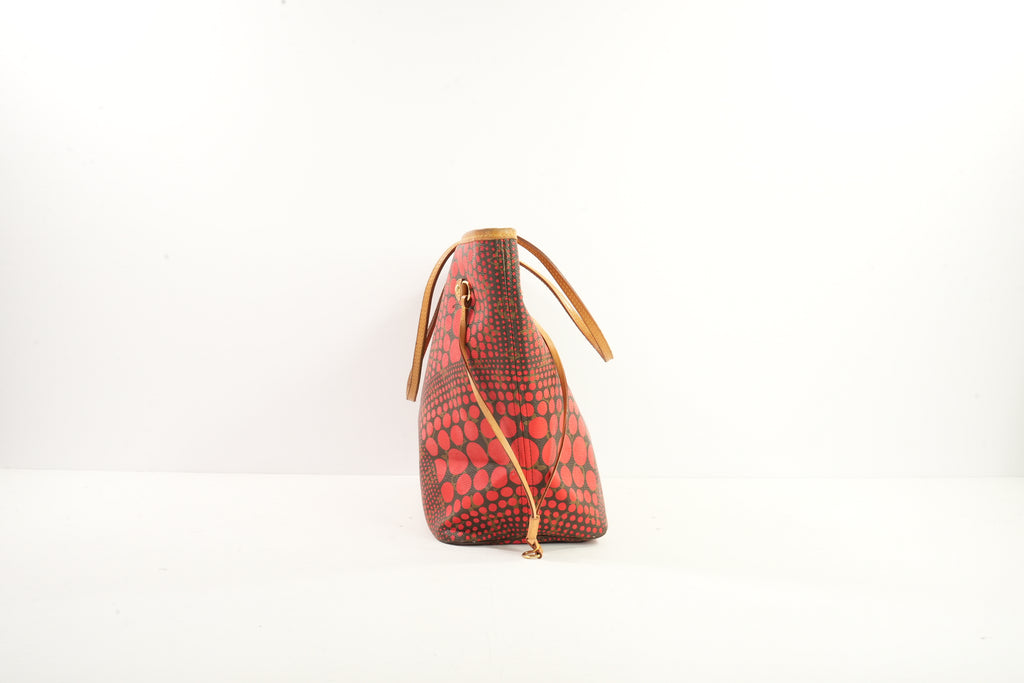 Louis Vuitton Red Yayoi Kusama Monogram Neverfull