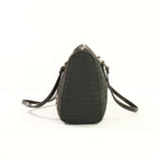 Fendi Black Canvas Monogram Weekender Shoulder Bag