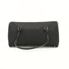 Fendi Black Canvas Monogram Weekender Shoulder Bag