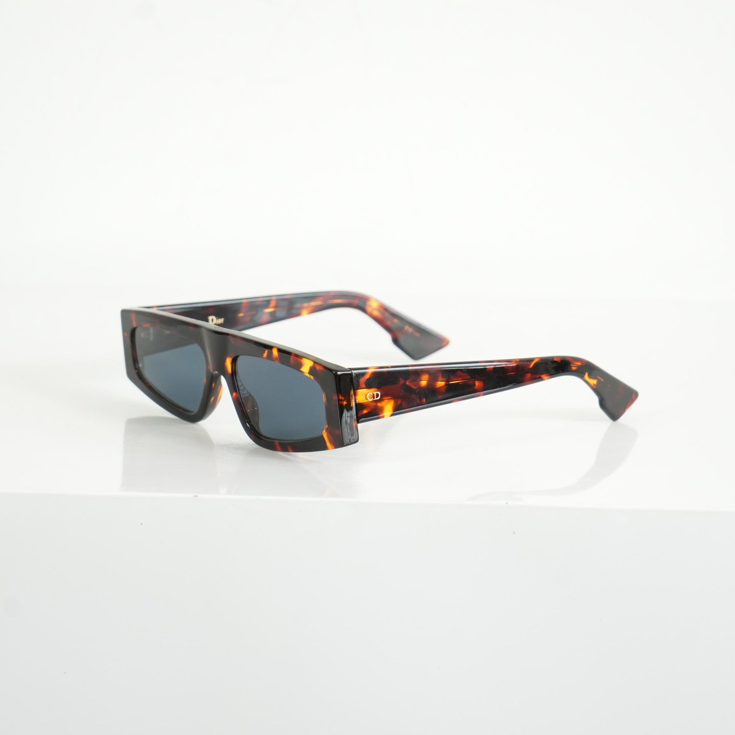 Christian Dior Tortoiseshell Power Sunglasses