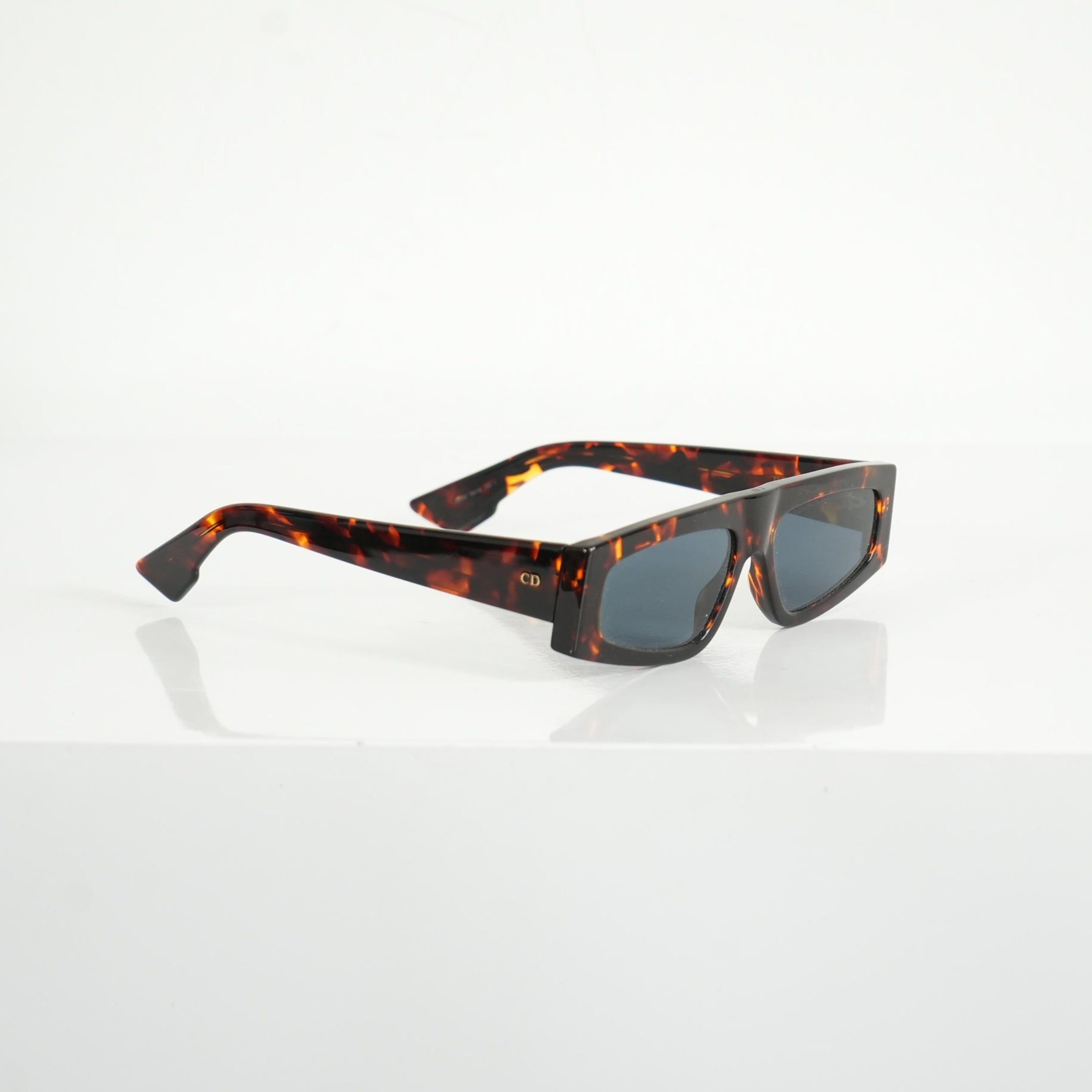 Christian Dior Tortoiseshell Power Sunglasses