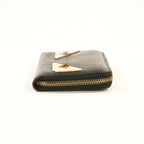 Fendi Monster (Bag Bugs) Around-Zip Long Wallet in Black Leather (Box)
