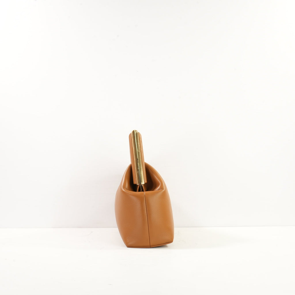 Fendi First Bag in Brown Nappa Leather Medium Shoulder Bag (dustbag)