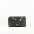 Chanel 2010 "Paris Shanghai" Metiers d'Art China Doll 2.55 Reissue Flap Bag in Black Lambskin
