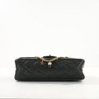 Chanel 2010 "Paris Shanghai" Metiers d'Art China Doll 2.55 Reissue Flap Bag in Black Lambskin