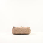 Valentino Garavani Rockstud Spike Shoulder Bag in Biege Spiked Leather