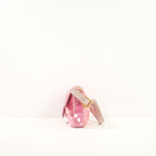Fendi Pink Sequin Baguette in Pink Iridescent Sequins w/ Snakeskin Trim