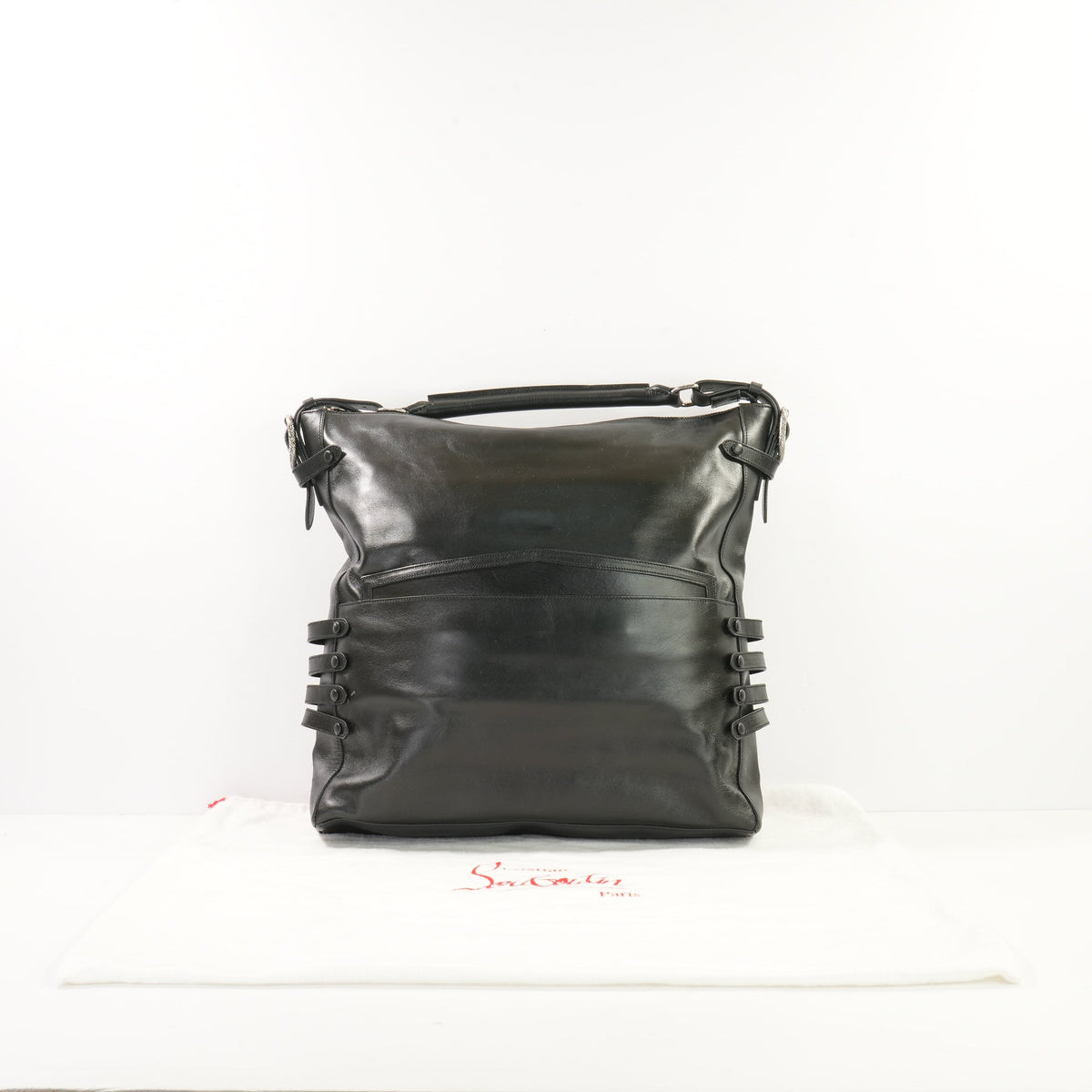 Christian Louboutin Black Leather Large Totebag