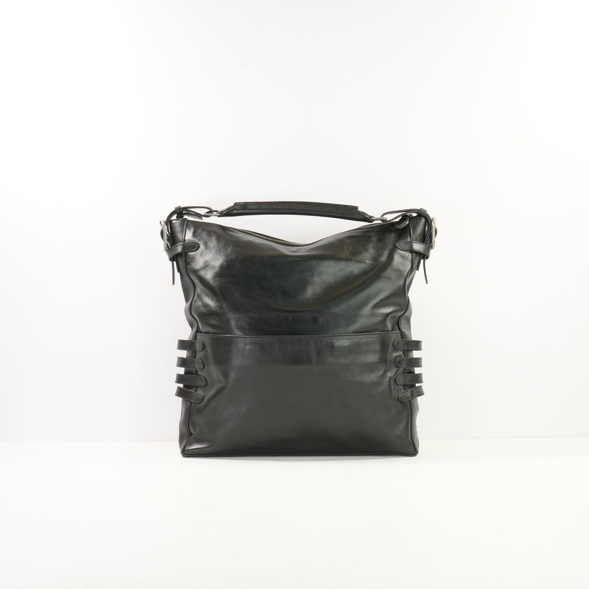 Christian Louboutin Black Leather Large Totebag
