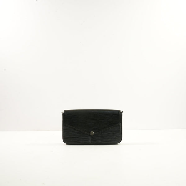 Louis Vuitton Black Felicie Pochette Epi