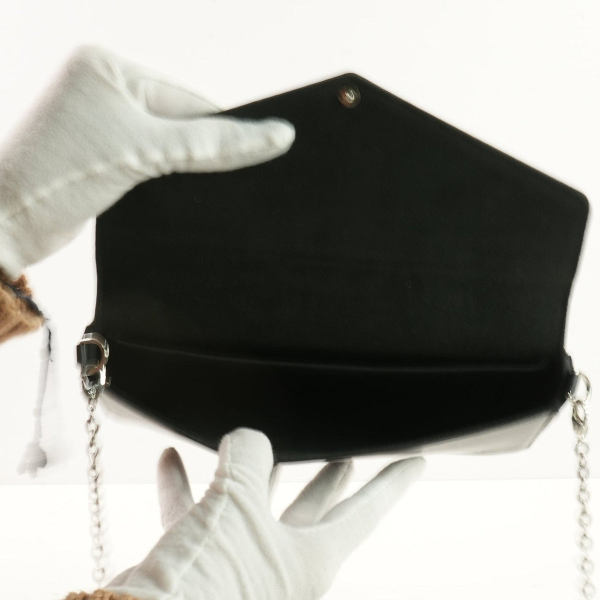 Louis Vuitton Black Felicie Pochette Epi
