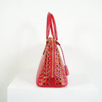 Prada Red Studded Bag