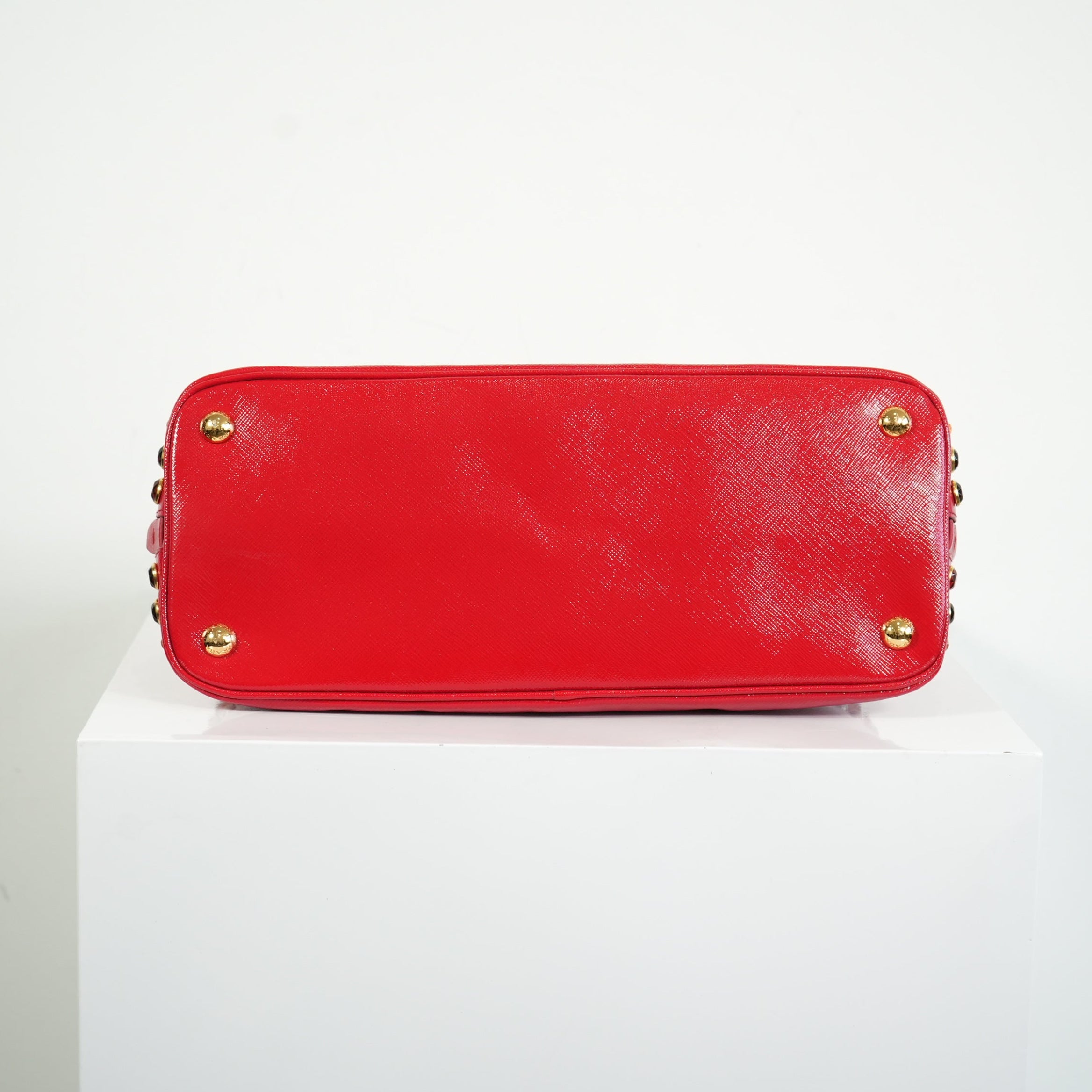 Prada Red Studded Bag