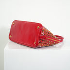 Prada Red Studded Bag