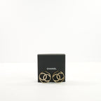 Chanel Hoop Earrings with Stones (w/ box)