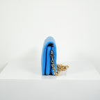 Louis Vuitton Red/Blue Lambskin Leather Pochette Coussin Full Set
