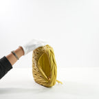 Miu Miu Yellow Wander Matelasse Nappa Leather Small Hobo Bag W/Strap