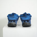 Lanvin Curb Blue Suede Sneakers Size 44