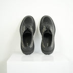 Christian Dior Dior Explorer Derby Black Leather Monogram Dress Shoes Size 45