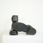 Louis Vuitton Flat Combat Boots Monogram Size 36 1/2 M