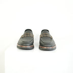 Fendi O'Lock Zucca Leather Loafers Size 11