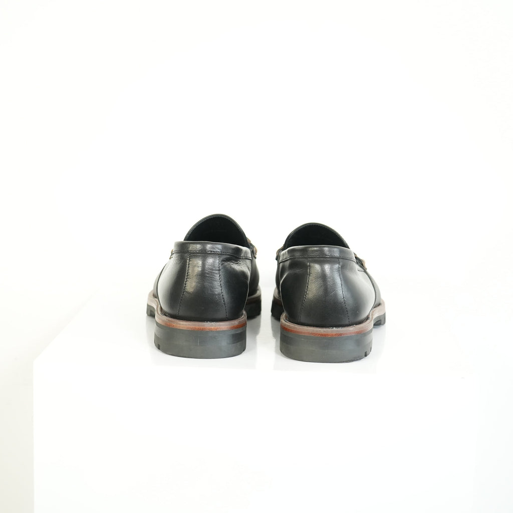 Fendi O'Lock Zucca Leather Loafers Size 11