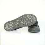 Christian Dior B33 Black Smooth Calfskin Oblique Embroidery Sneakers Size 44
