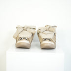 Lanvin Curb Taupe Beige Sneakers Size 44