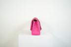Chanel Hot Pink Quilted Lambskin Classic Double Flap Bag Gold Hardware Medium